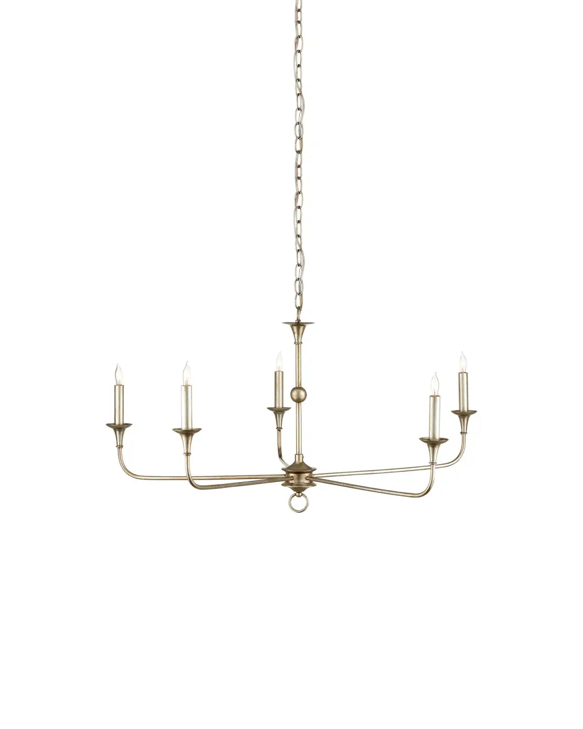 CURREY & COMPANY, NOTTAWAY CHAMPAGNE CHANDELIER, CHANDELIER LIGHT