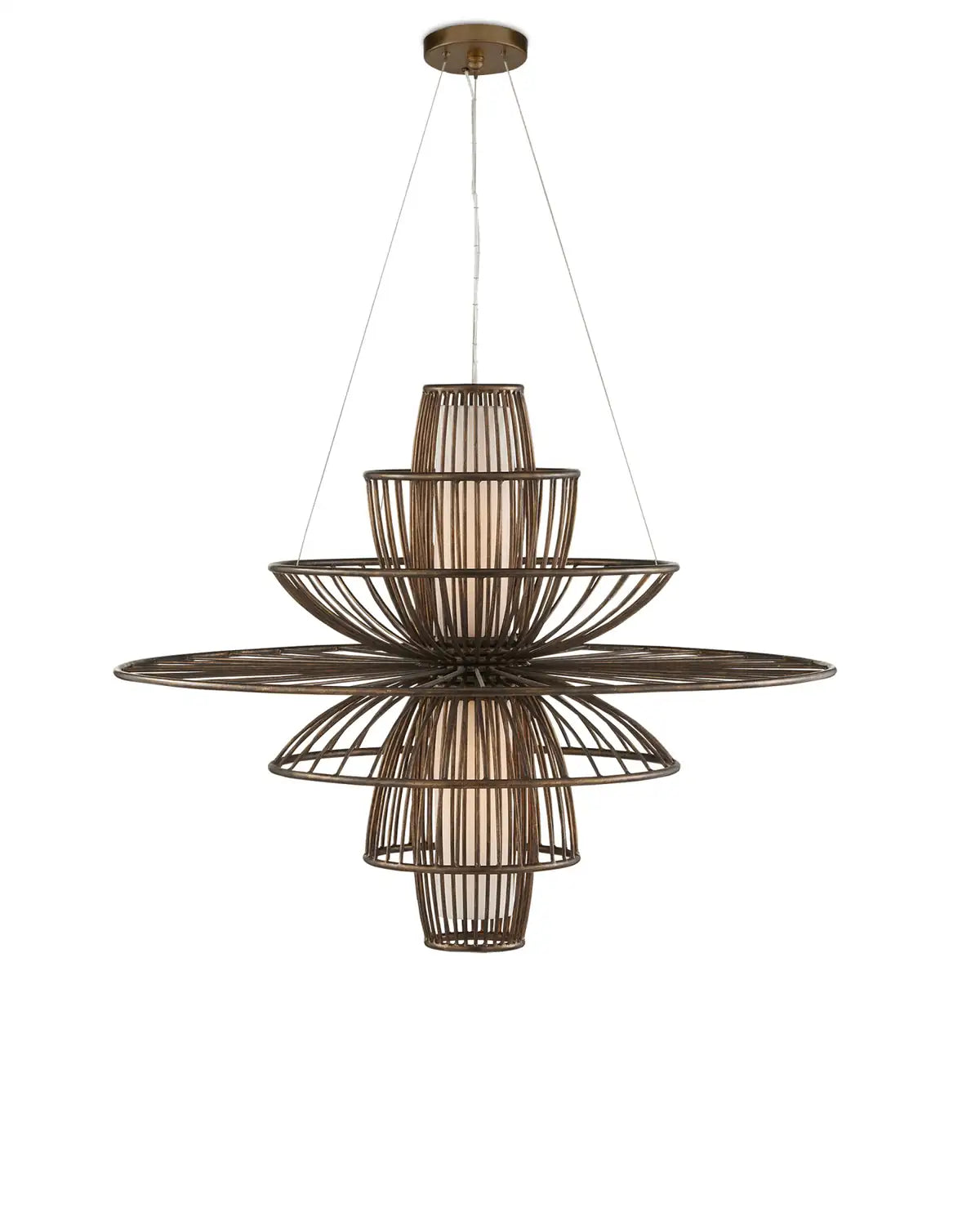 CURREY & COMPANY, BENJIRO CHANDELIER, CHANDELIER LIGHT