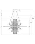 CURREY & COMPANY, BENJIRO CHANDELIER, CHANDELIER LIGHT