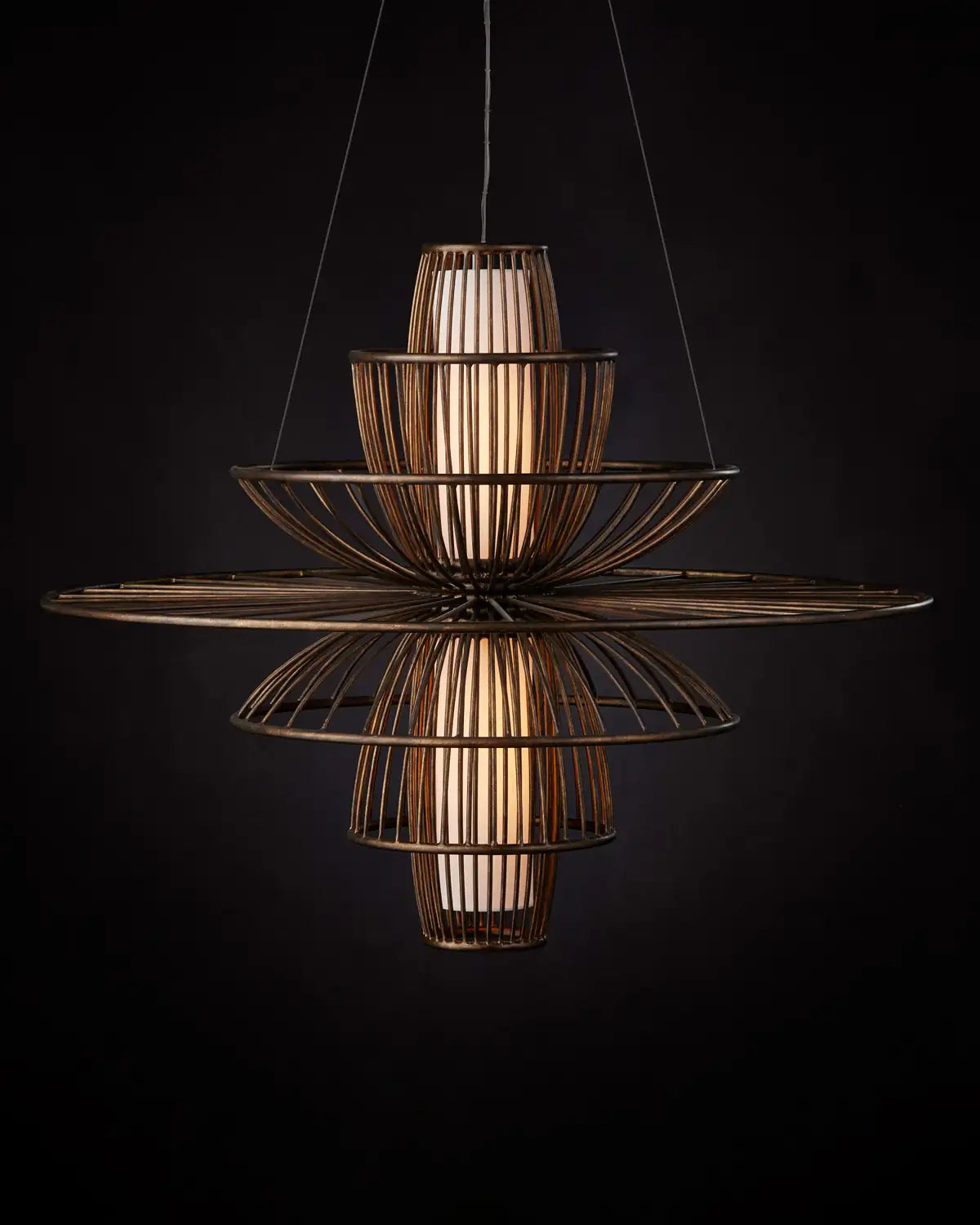 CURREY & COMPANY, BENJIRO CHANDELIER, CHANDELIER LIGHT