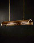CURREY & COMPANY, WOODBINE CHESTNUT CHANDELIER, CHANDELIER LIGHT