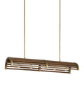 CURREY & COMPANY, WOODBINE CHESTNUT CHANDELIER, CHANDELIER LIGHT