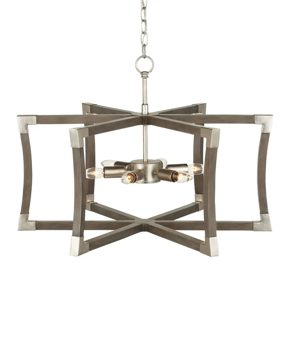 CURREY & COMPANY, BASTIAN GRAY SEMI-FLUSH MOUNT, SEMI FLUSH MOUNT LIGHT