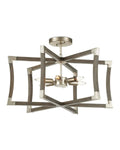 CURREY & COMPANY, BASTIAN GRAY SEMI-FLUSH MOUNT, SEMI FLUSH MOUNT LIGHT