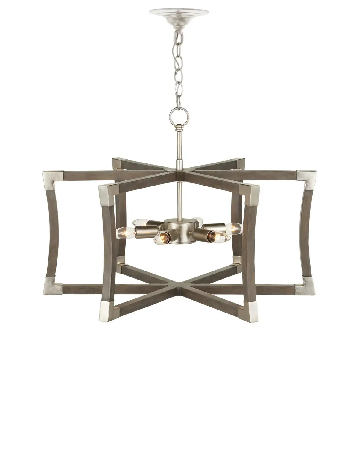 CURREY & COMPANY, BASTIAN GRAY SEMI-FLUSH MOUNT, SEMI FLUSH MOUNT LIGHT