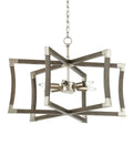 CURREY & COMPANY, BASTIAN GRAY SEMI-FLUSH MOUNT, SEMI FLUSH MOUNT LIGHT
