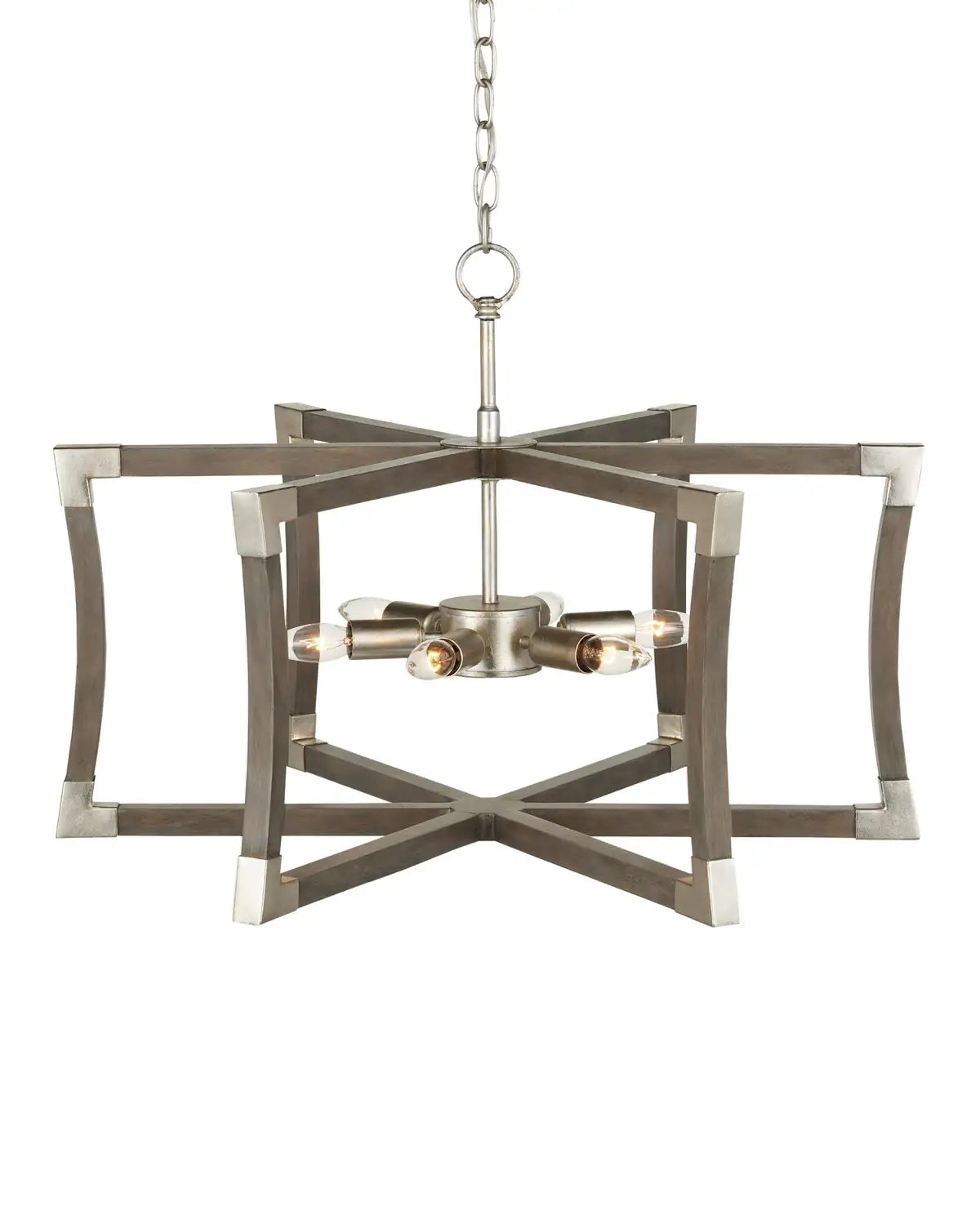 CURREY & COMPANY, BASTIAN GRAY SEMI-FLUSH MOUNT, SEMI FLUSH MOUNT LIGHT