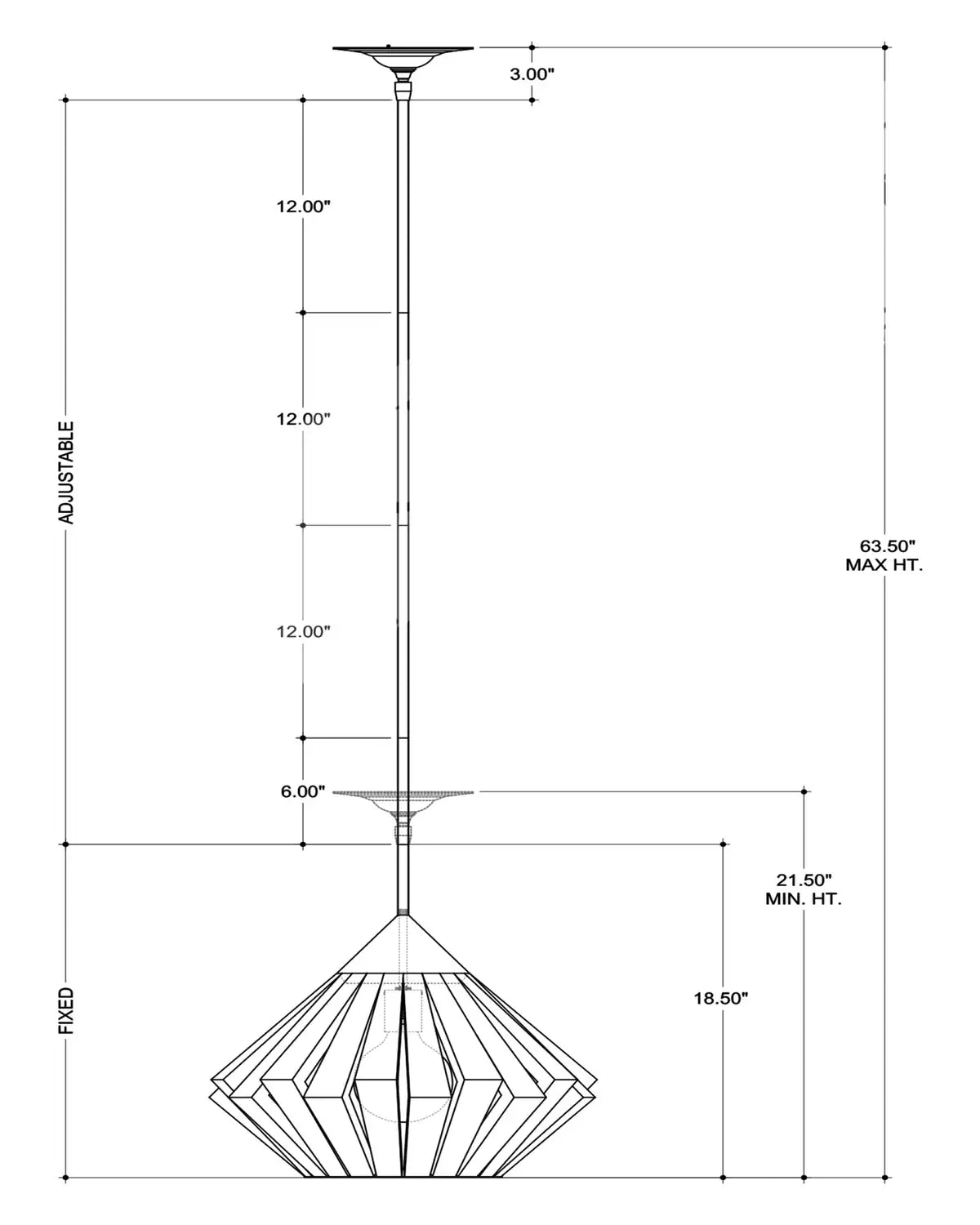CURREY & COMPANY, PLUNGE PENDANT, PENDANT LIGHT