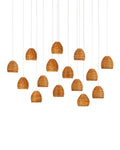 CURREY & COMPANY, BEEHIVE LINEAR MULTI-DROP PENDANT, PENDANT LIGHT