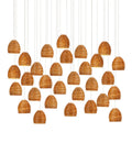 CURREY & COMPANY, BEEHIVE LINEAR MULTI-DROP PENDANT, PENDANT LIGHT