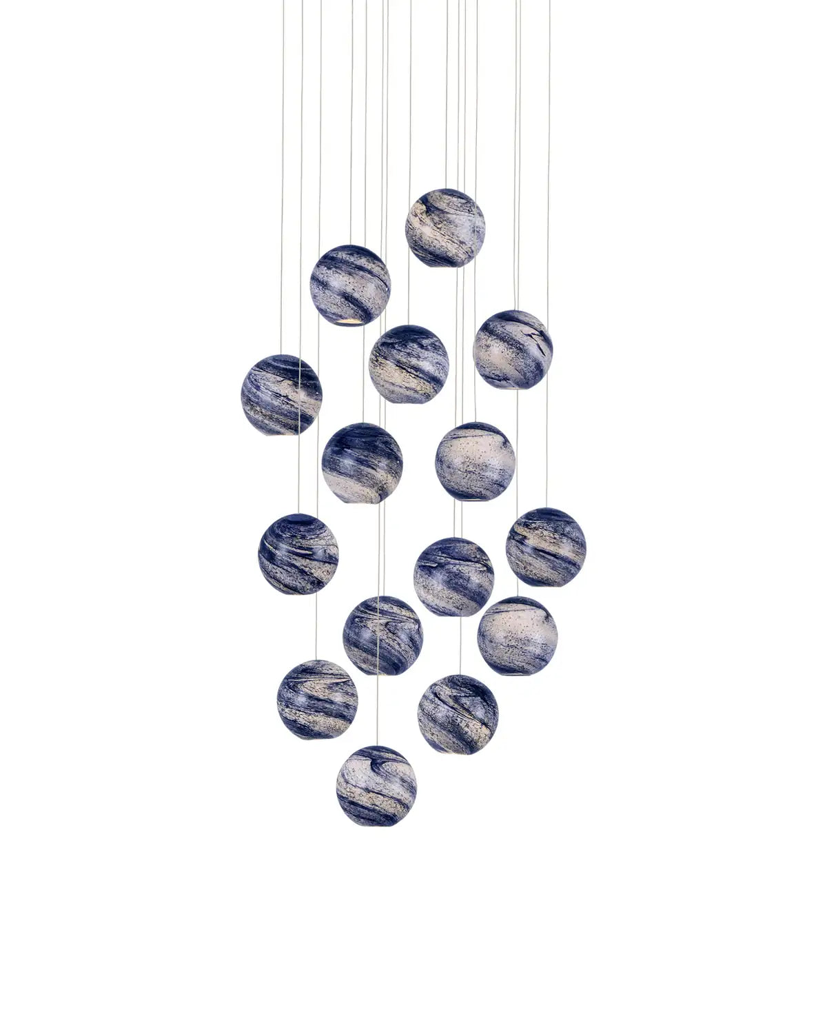 CURREY & COMPANY, PALATINO MULTI-DROP PENDANT, PENDANT LIGHT