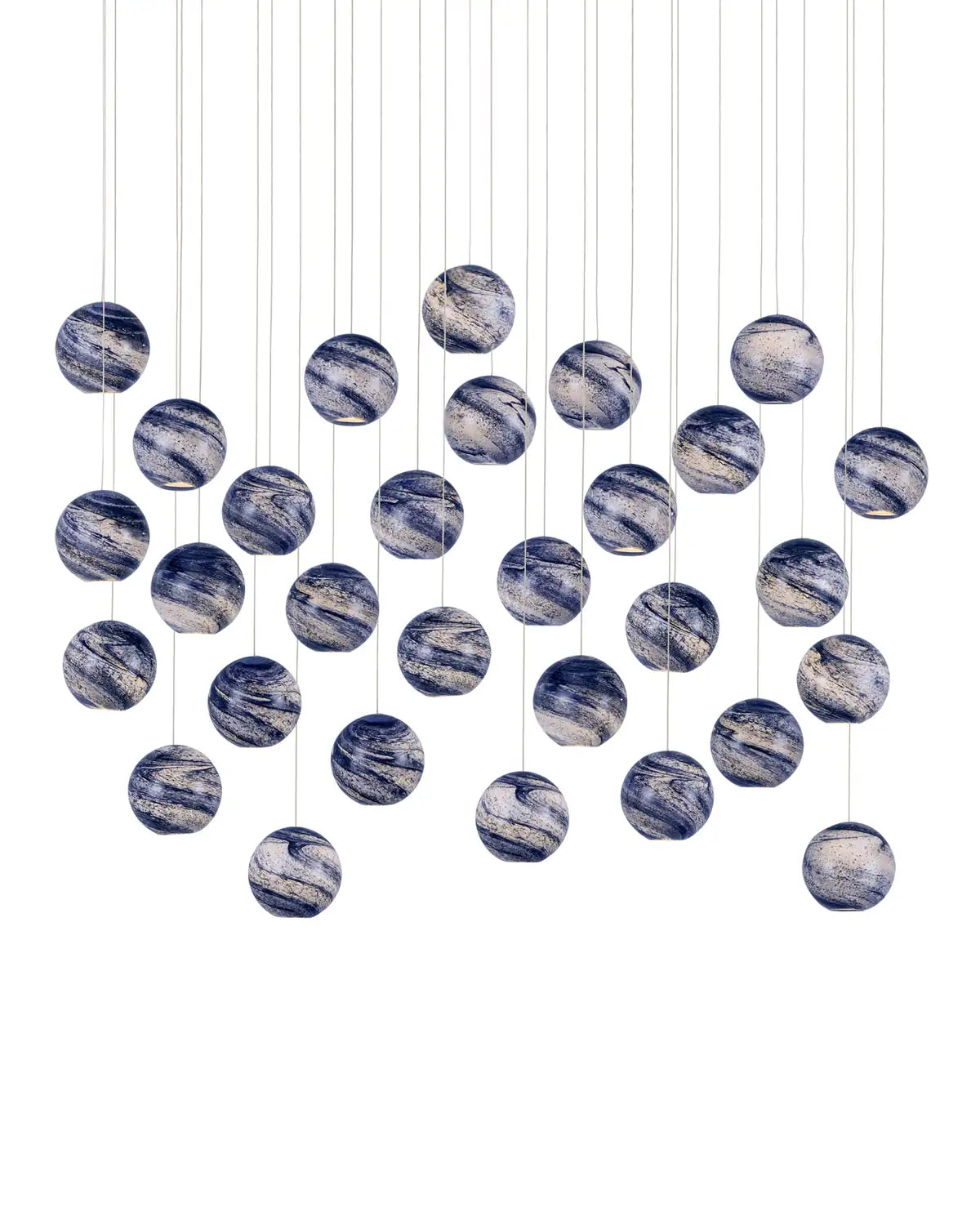 CURREY & COMPANY, PALATINO LINEAR MULTI-DROP PENDANT, PENDANT LIGHT