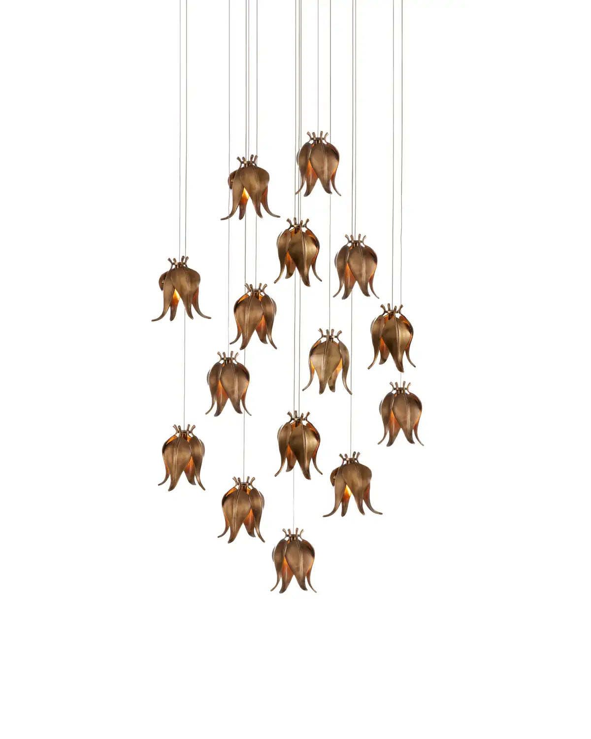 CURREY & COMPANY, IOTA MULTI-DROP PENDANT, PENDANT LIGHT