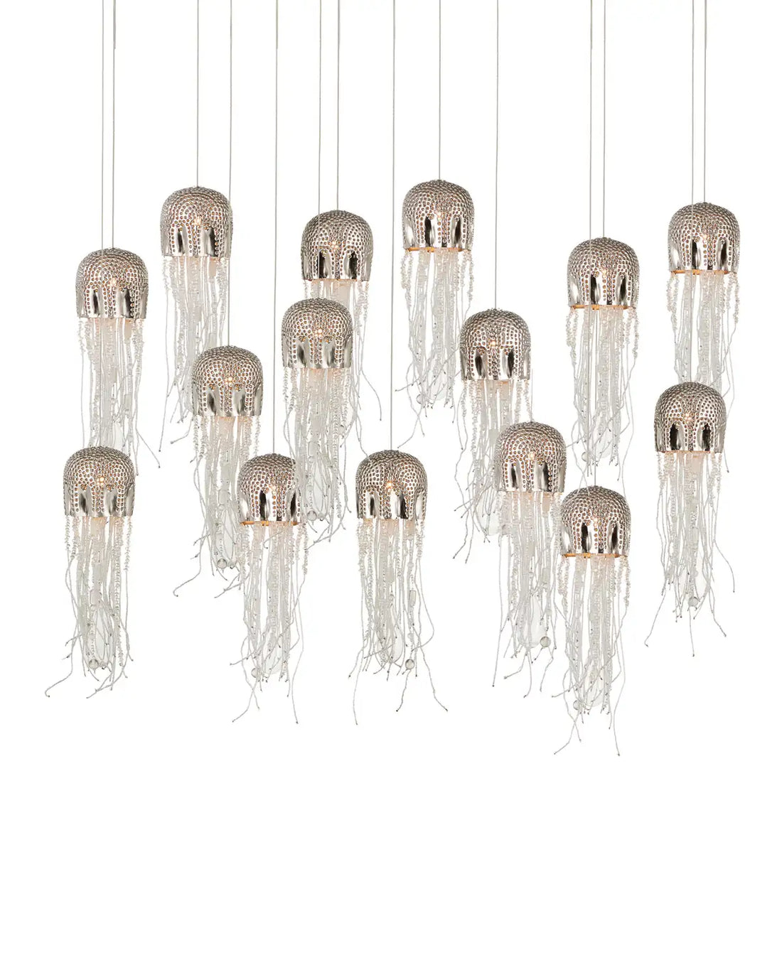CURREY & COMPANY, MEDUSA LINEAR MULTI-DROP PENDANT, PENDANT LIGHT