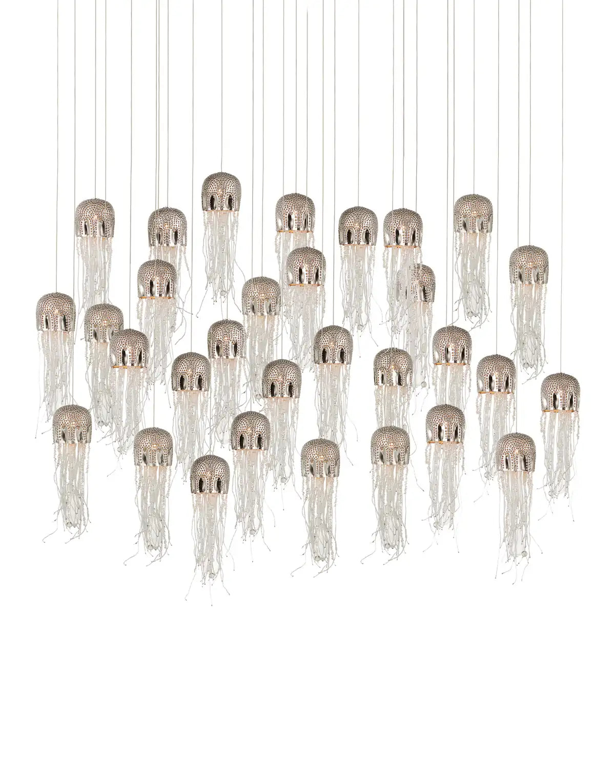 CURREY & COMPANY, MEDUSA LINEAR MULTI-DROP PENDANT, PENDANT LIGHT