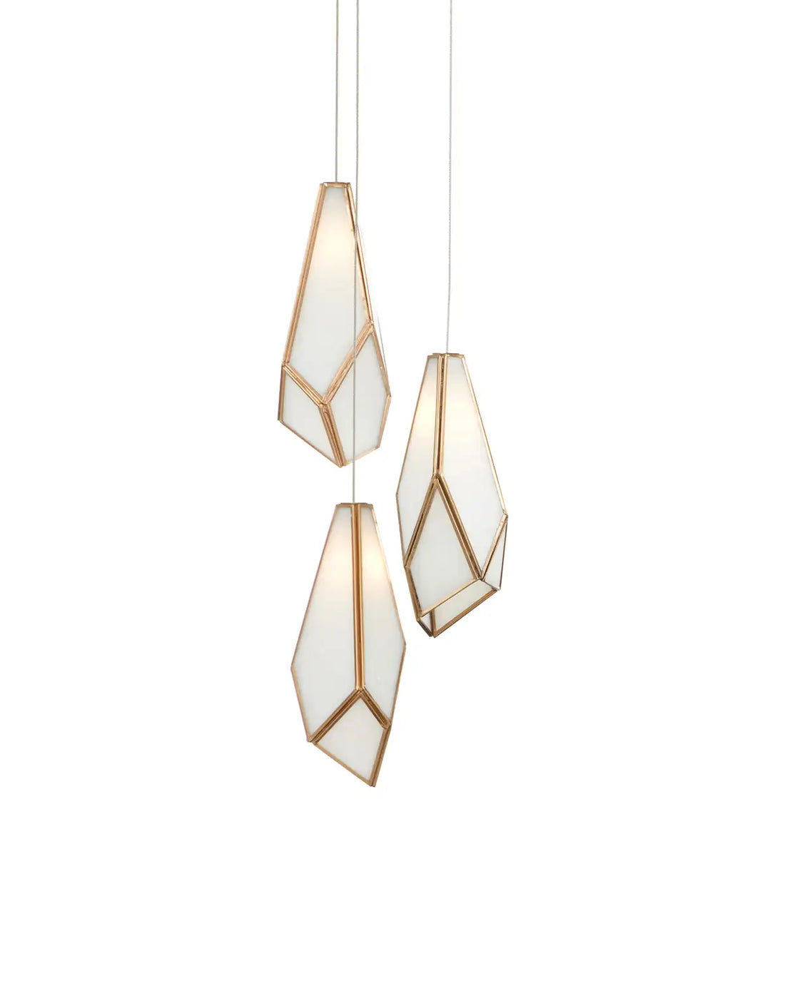 CURREY & COMPANY, GLACE MULTI-DROP PENDANT, PENDANT LIGHT