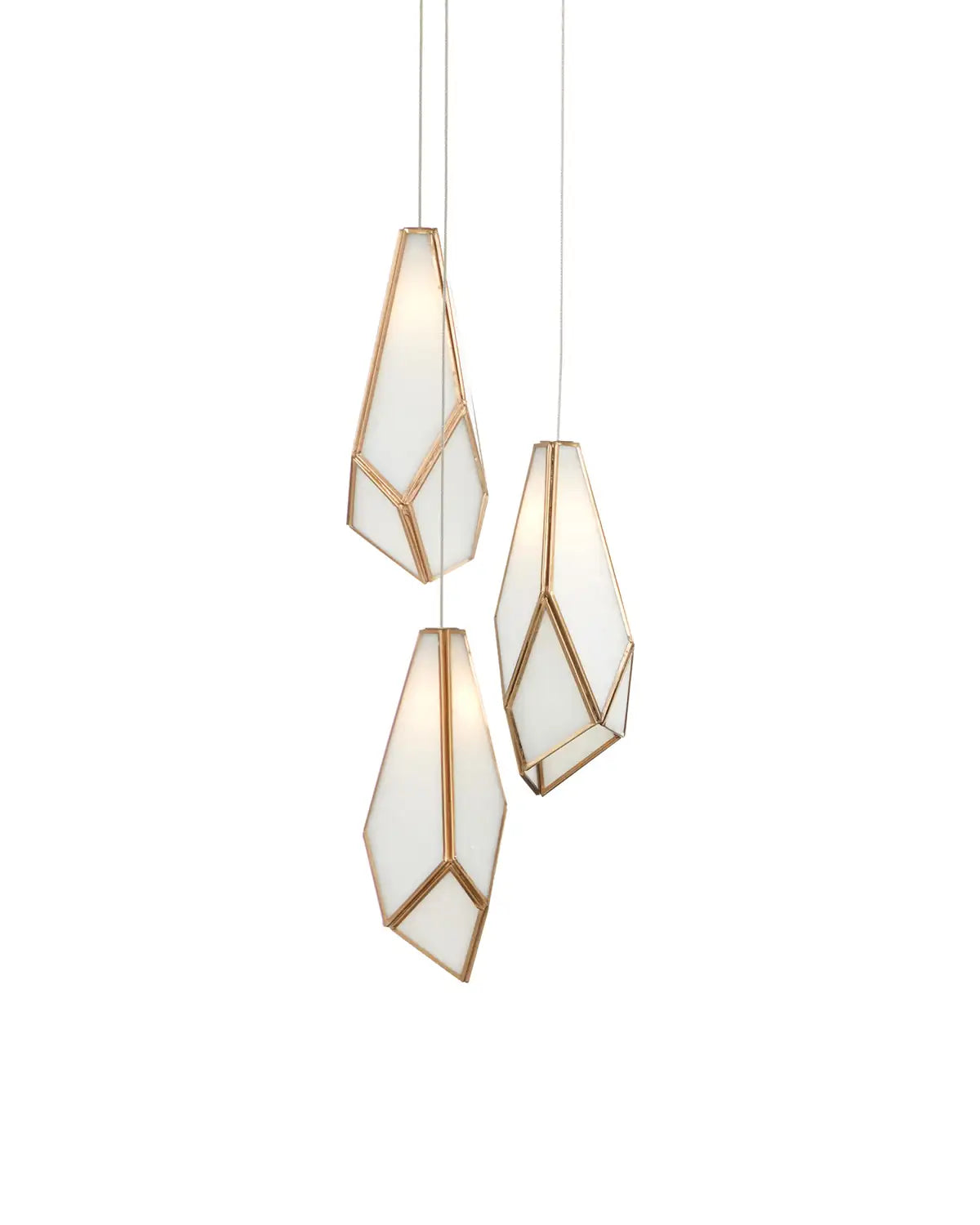 CURREY & COMPANY, GLACE MULTI-DROP PENDANT, PENDANT LIGHT