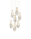 CURREY & COMPANY, GLACE MULTI-DROP PENDANT, PENDANT LIGHT