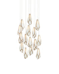 CURREY & COMPANY, GLACE MULTI-DROP PENDANT, PENDANT LIGHT
