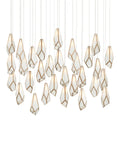 CURREY & COMPANY, GLACE LINEAR MULTI-DROP PENDANT, PENDANT LIGHT