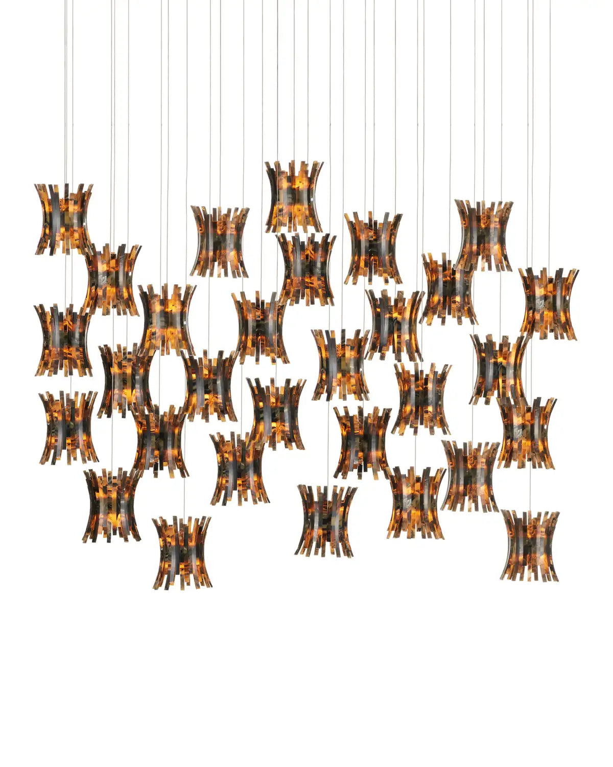 CURREY & COMPANY, ALSOP LINEAR MULTI-DROP PENDANT, PENDANT LIGHT