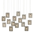 CURREY & COMPANY, REGATTA LINEAR MULTI-DROP PENDANT, PENDANT LIGHT