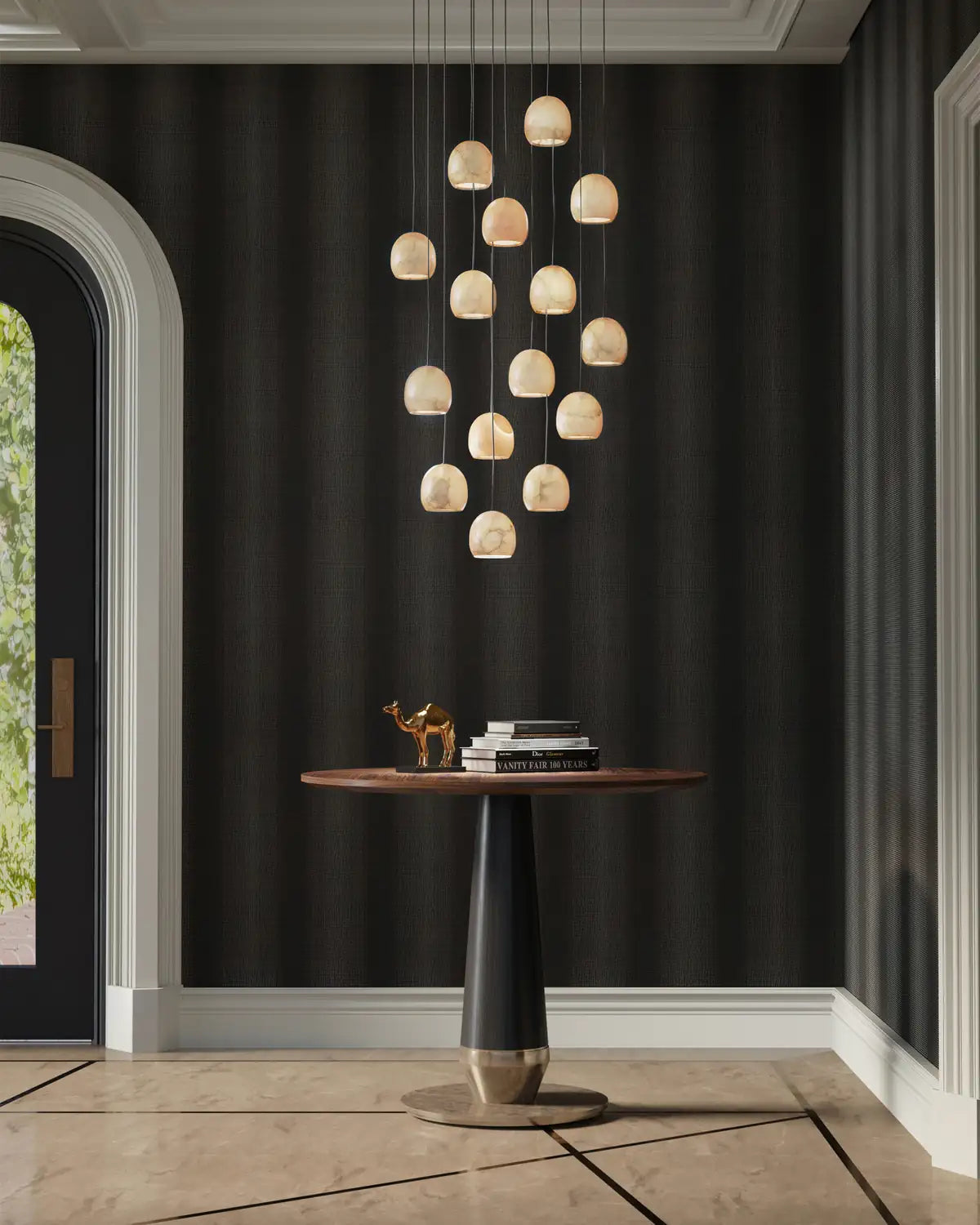 CURREY & COMPANY, LAZIO LINEAR MULTI-DROP PENDANT, PENDANT LIGHT