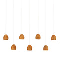 CURREY & COMPANY, BEEHIVE LINEAR MULTI-DROP PENDANT, PENDANT LIGHT