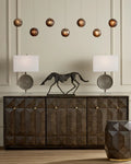 CURREY & COMPANY, PATHOS LINEAR MULTI-DROP PENDANT, PENDANT LIGHT
