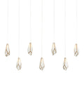 CURREY & COMPANY, GLACE LINEAR MULTI-DROP PENDANT, PENDANT LIGHT