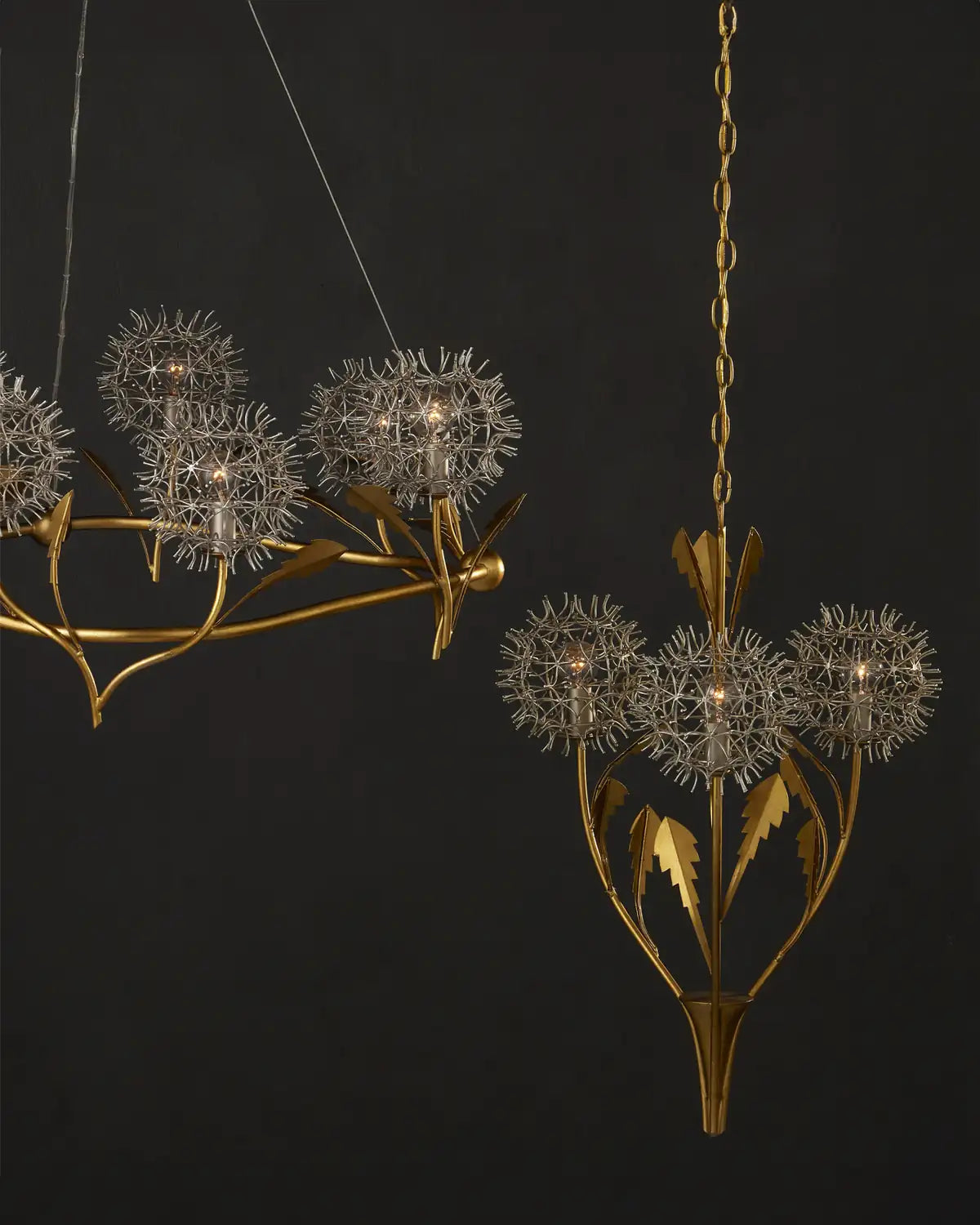 CURREY & COMPANY, DANDELION & CHANDELIER, CHANDELIER LIGHT