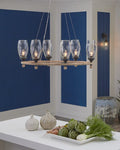 CURREY & COMPANY, HIGHTIDER OVAL CHANDELIER, CHANDELIER LIGHT
