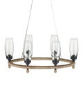 CURREY & COMPANY, HIGHTIDER OVAL CHANDELIER, CHANDELIER LIGHT