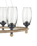 CURREY & COMPANY, HIGHTIDER OVAL CHANDELIER, CHANDELIER LIGHT
