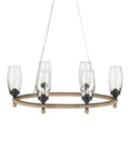 CURREY & COMPANY, HIGHTIDER OVAL CHANDELIER, CHANDELIER LIGHT