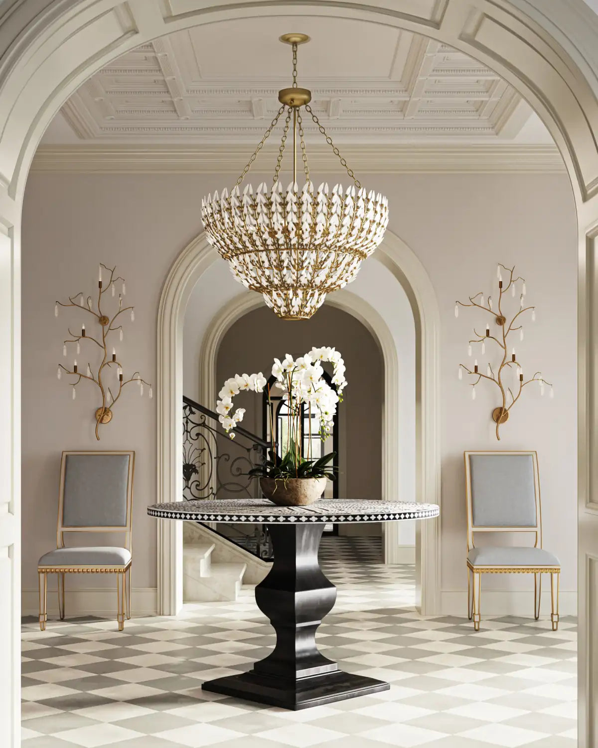 CURREY & COMPANY, MAGNUM OPUS CHANDELIER, CHANDELIER LIGHT