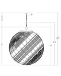 CURREY & COMPANY, SENJYO TILTED ORB CHANDELIER, CHANDELIER LIGHT