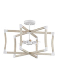 CURREY & COMPANY BASTIAN SANDSTONE SEMI-FLUSH MOUNT | 9000-1111
