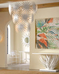 CURREY & COMPANY, BISMARKIA CHANDELIER, CHANDELIER LIGHT