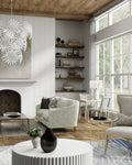 CURREY & COMPANY, BISMARKIA CHANDELIER, CHANDELIER LIGHT