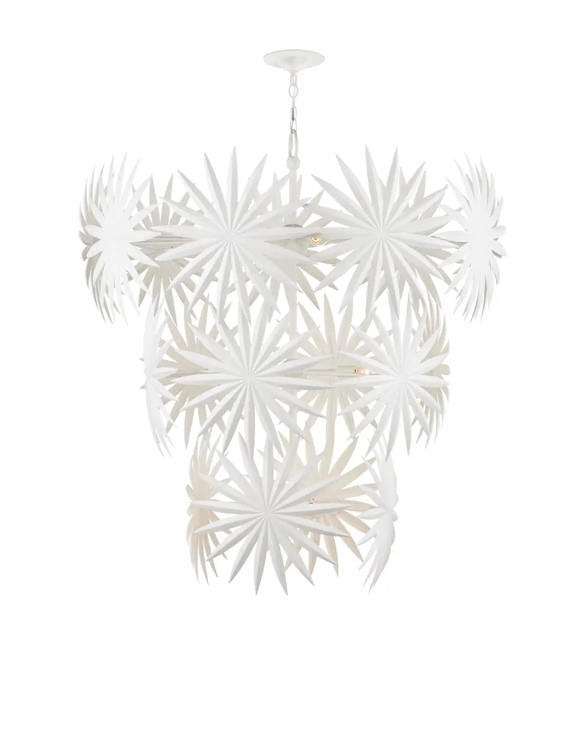 CURREY & COMPANY, BISMARKIA CHANDELIER, CHANDELIER LIGHT