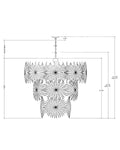 CURREY & COMPANY, BISMARKIA CHANDELIER, CHANDELIER LIGHT
