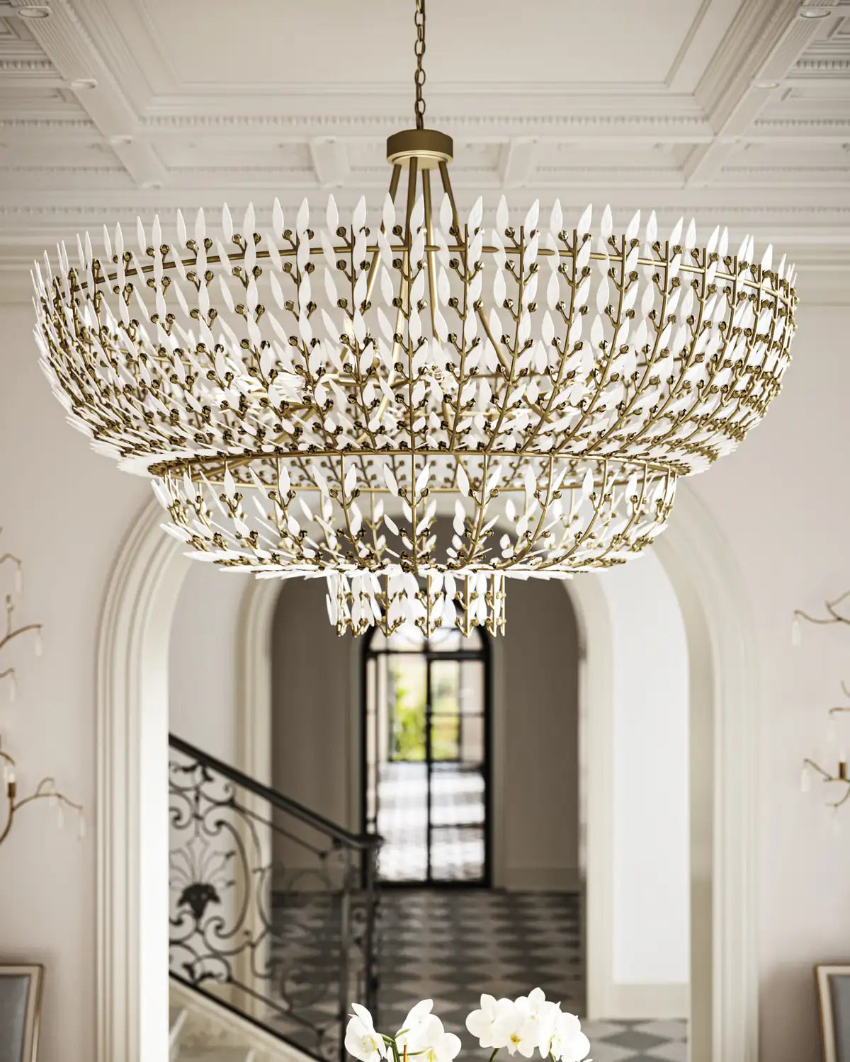 CURREY & COMPANY, MAGNUM OPUS GRANDE CHANDELIER, CHANDELIER LIGHT