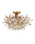 CURREY & COMPANY, CRYSTAL BUD SEMI-FLUSH MOUNT, SEMI FLUSH MOUNT LIGHT
