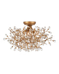 CURREY & COMPANY, CRYSTAL BUD SEMI-FLUSH MOUNT, SEMI FLUSH MOUNT LIGHT