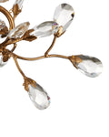 CURREY & COMPANY, CRYSTAL BUD SEMI-FLUSH MOUNT, SEMI FLUSH MOUNT LIGHT