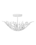 CURREY & COMPANY, SNOWFALL SEMI-FLUSH MOUNT, SEMI FLUSH MOUNT LIGHT