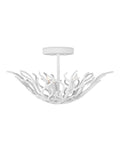 CURREY & COMPANY, SNOWFALL SEMI-FLUSH MOUNT, SEMI FLUSH MOUNT LIGHT