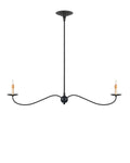 CURREY & COMPANY, SAXON LINEAR CHANDELIER, CHANDELIER LIGHT