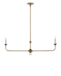 CURREY & COMPANY, NOTTAWAY LINEAR CHANDELIER, CHANDELIER LIGHT